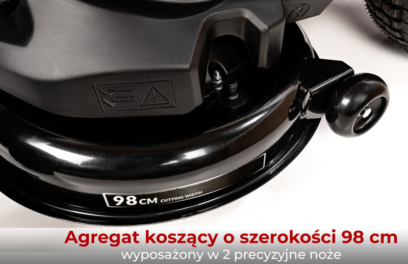 Agregat koszący traktorka Cedrus C-TRAC-98HS